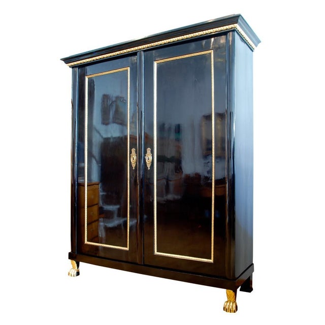 Antique Empire Cabinet, 1800s For Sale - Image 4 of 9