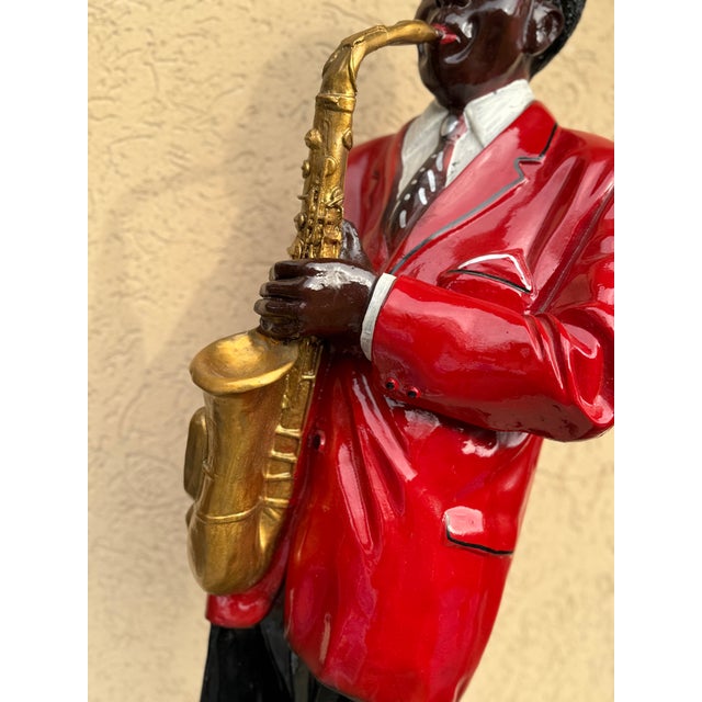 Large American Jazz Figurine, 1960s For Sale - Image 4 of 10