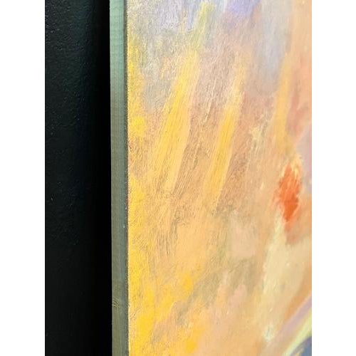 Blue Jean Krille, Landscape 147, 1985, Oil on Masonite For Sale - Image 8 of 10