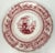 Red Antique Staffordshire Red Transferware Canova Plates by T. Mayer, Set of 6 For Sale - Image 8 of 15