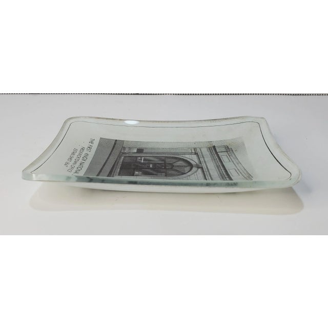 1960s First Knox National Bank Promotional Glass Ashtray For Sale - Image 4 of 8