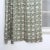 Handmade Ulta Kamal Block Print Coloured Linen Curtain for Living Room or Bedroom Decor Size 54"Wx36"L For Sale - Image 6 of 7