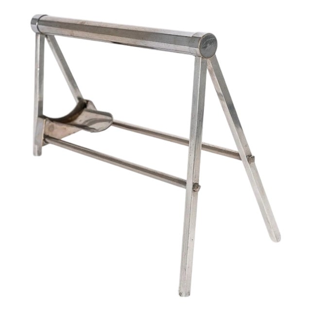 Rare Antique French Art Deco Wine Bottle Holder by Jacque Adnet, 1940s For Sale