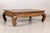Vintage Chinese Low Kang Two-Tone Elm Coffee Table with Curved Legs For Sale - Image 18 of 18