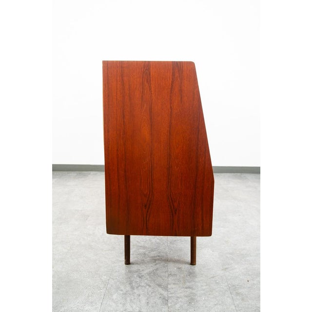 Mid-Century Modern Mid Century Danish Modern Credenza Sideboard Central Bar Teak MCM 6 Drawers 78" For Sale - Image 3 of 12