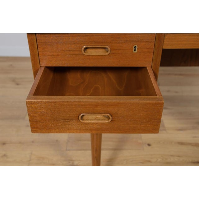 Mid-Century Freestanding Teak Desk, 1960s For Sale - Image 17 of 18