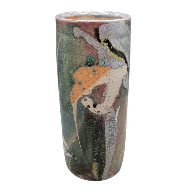 Late 20th Century Don Curreri Art Pottery Vase For Sale - Image 9 of 15