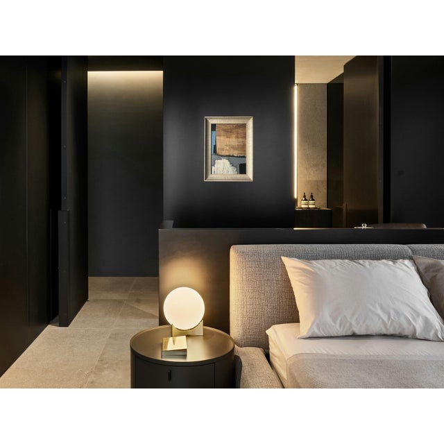 "Avalanche" Abstract Art in Vintage Frame, Transitional Wall Art by JTS For Sale In Minneapolis - Image 6 of 10