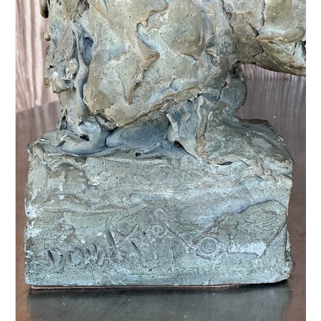 Vintage Postmodern Plaster Bust of Freud For Sale In West Palm - Image 6 of 10