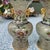 Pair of antique Plique-a-jour cloisonne vases with colorful transparent enamel // Chinoiserie // enamelware // enameled // Asian art For Sale - Image 10 of 10