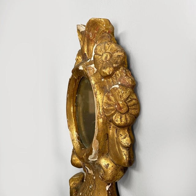 Italian Two Light Wall Lamps with Mirror, 1700s, Set of 2 For Sale - Image 10 of 18
