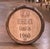 Mid 20th Century Mid-Century French Oak and Iron Decorative Wine Barrel Top Dated, 1960 For Sale - Image 5 of 8