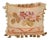 19th Century French Aubusson Tapestry Pillow with Purple Flowers & Tassels For Sale