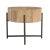 Mia Round Wood & Iron Side Table For Sale - Image 4 of 10