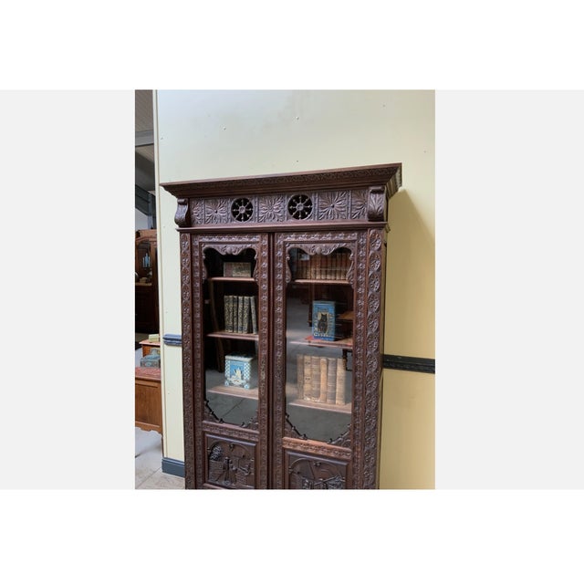 Antique Breton Display Cabinet, 1880 For Sale - Image 4 of 11
