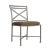 Brown Jordan Venetian Side Chair, Mica frame with Fusion Moccasian fabric For Sale - Image 12 of 12