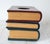 Ceramic 1990's Trompe l'Oeil Stacked Books Ceramic Tissue Box Cover For Sale - Image 7 of 11