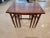 1960 Danish Teak Nesting Tables Set of Three For Sale - Image 10 of 12