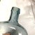Circa 1850s Aqua Glass Strap-Shoulder Flask Traditional Victorian For Sale - Image 4 of 10