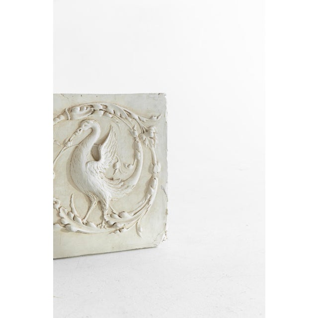 19th C Italian Plaster Relief, Birds & Dragons For Sale In Austin - Image 6 of 9