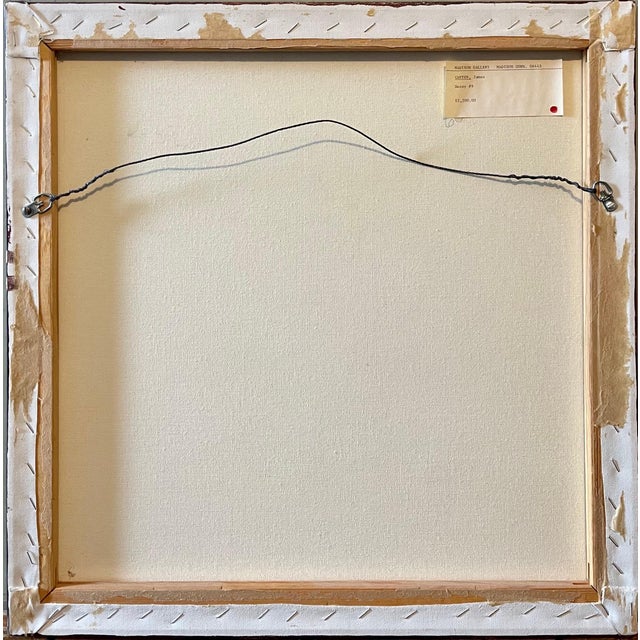 Burgundy James Carter, Trompe L'oeil Airbrush Painting on Canvas Duck Decoy Fishing Lure James Carter, 1986 For Sale - Image 8 of 9