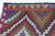 Vintage Anatolian Cicim Kilim With Diamond Motifs – Handwoven Tribal Flatweave -6' 4'' X 8' 4'' For Sale - Image 10 of 13