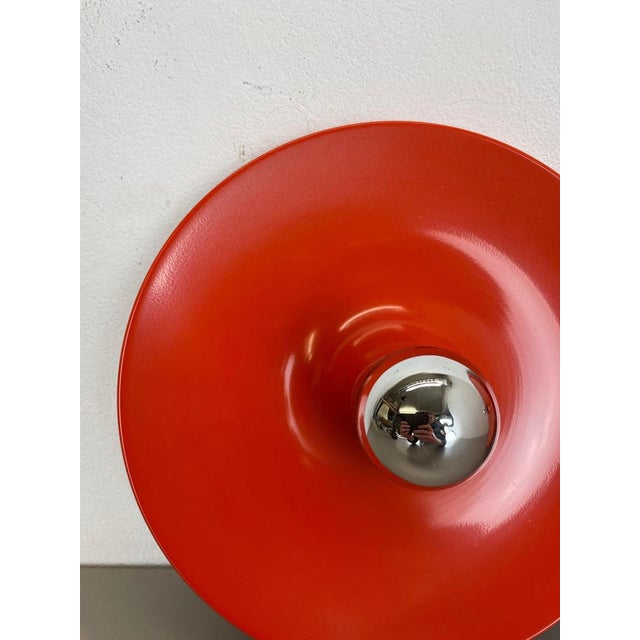 Disc Wall Lights by Honsel attributed to Charlotte Perriand, Germany, 1970s, Set of 2 For Sale - Image 9 of 18
