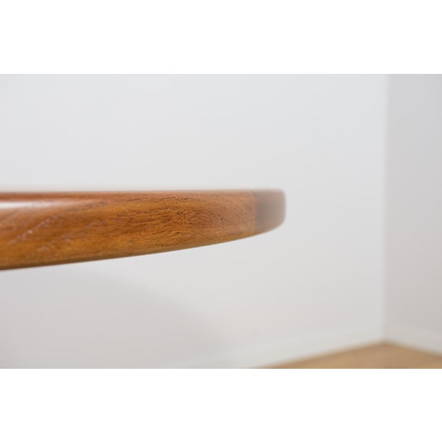 Mid-Century Modern Round Extending Dining Table in Teak, Denmark, 1960s For Sale - Image 15 of 18