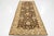 Modern Peshawar Handmade Brown Floral Wool Runner For Sale - Image 11 of 12