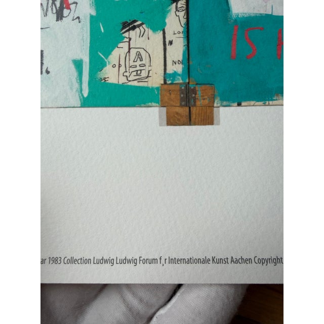 Jean Michel Basquiat Jean Michel Basquiat (1960-1988), Ishtar 1983, Copyright Estate of Jean Michel Basquiat, Licensed by Artestar Ny, Printed in Uk Reproduction For Sale - Image 4 of 8