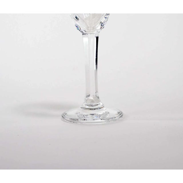 Late 20th Century Saint Louis Crystal Tableware / Barware Service- Set of 12 For Sale - Image 4 of 11