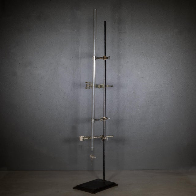 Early 20th Century Vintage Cast Iron Test Tube and Beaker Laboratory Stand c.1920-1940 For Sale - Image 5 of 6