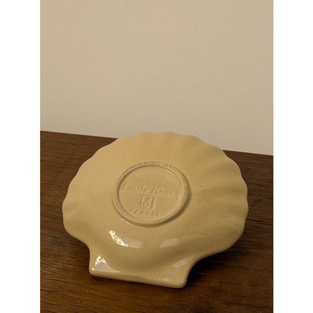 Ceramic Clam Shell Dishes by Emile Henry, Set of 2 For Sale - Image 4 of 5