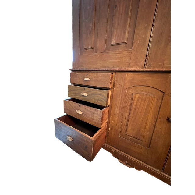 Antique Country Maids Pantry Cabinet For Sale - Image 9 of 11