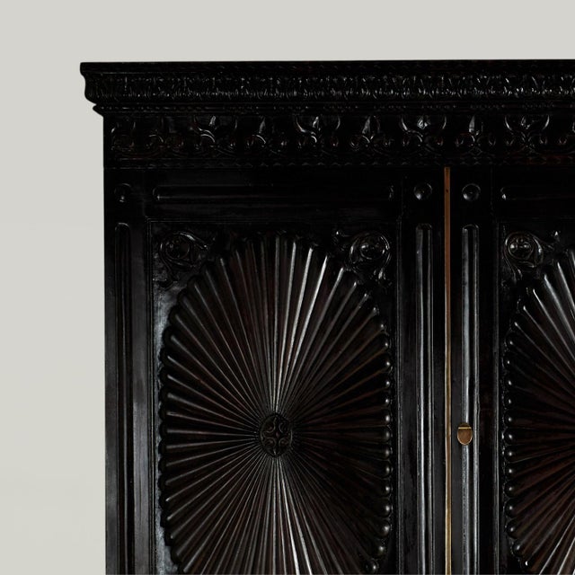 Mid 19th Century Antique Anglo Indian Cabinet For Sale - Image 5 of 13