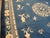 Marvelous Blue and Ivory Color With Special Flower Design Antique Chinese Peking Rug For Sale In New York - Image 6 of 6
