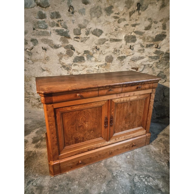 19th Century Louis Philippe French Elm Sideboard For Sale - Image 17 of 18