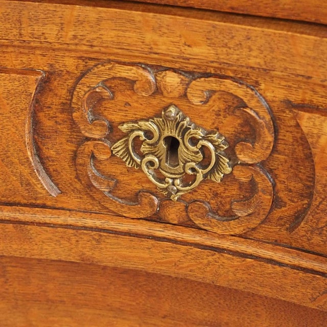 Antique French Chest of Drawers in Oak, 1880s For Sale - Image 12 of 17