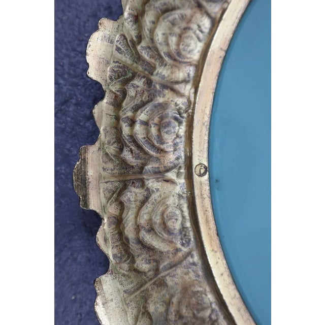 Mid-Century Modern Mid-Century Brass Mirror For Sale - Image 3 of 9