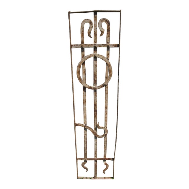 Antique Victorian Iron Gate or Garden Fence For Sale