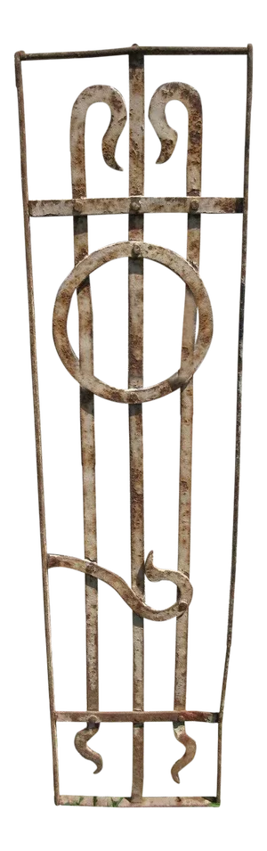 Antique Victorian Iron Gate or Garden Fence