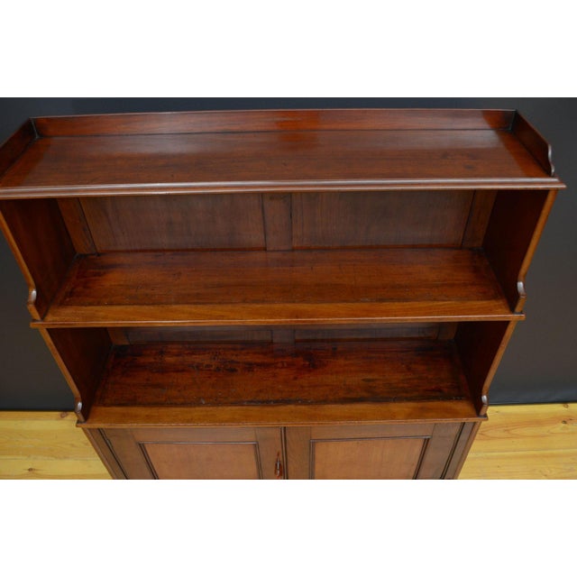 William IV Waterfall Bookcase in Mahogany For Sale - Image 4 of 12