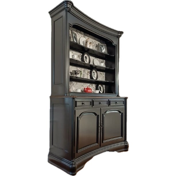 Traditional Hooker Indigo Creek Buffet/Hutch For Sale - Image 3 of 4