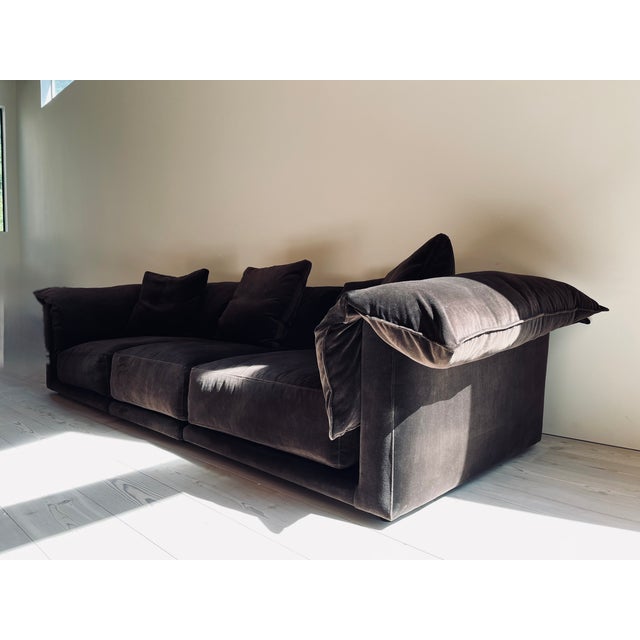Brown Montauk Jill Sofa, Dark Brown - 120" For Sale - Image 8 of 12
