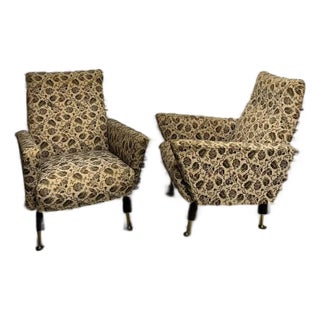 Mid 20th Century Italian Lounge Chairs For Sale