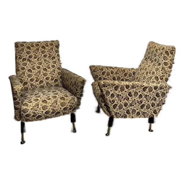 Mid 20th Century Italian Lounge Chairs For Sale
