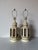 1970s 1970s Hollywood Regency Palm Beach Pagoda Style Ceramic Table Lamps – A Pair For Sale - Image 5 of 10