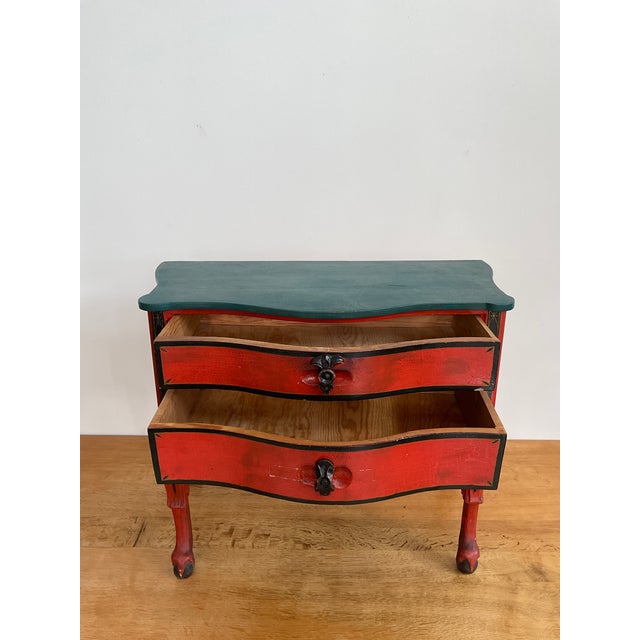 Wood Antique Swedish Gustavian Style Pine Chest For Sale - Image 7 of 18