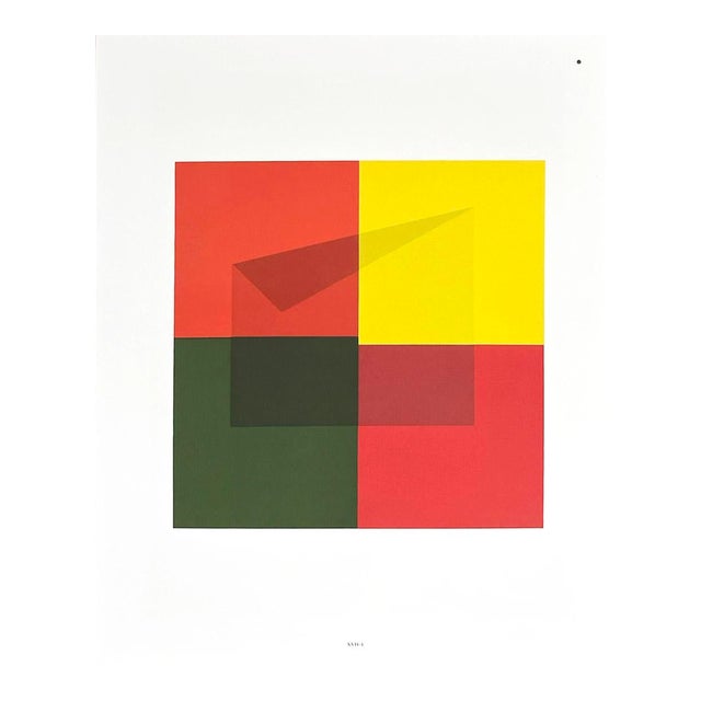 2009 Josef Albers the Interaction of Color Plate Xvii-1 Bis For Sale