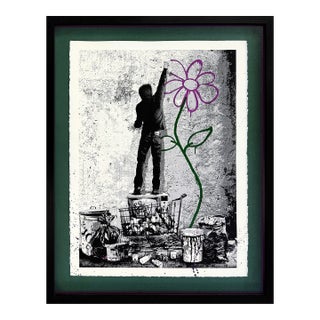 Mr. Brainwash, Eternity (Rare Framed Hand Finished Screen Print) For Sale